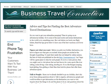 Tablet Screenshot of businesstravelconnection.com